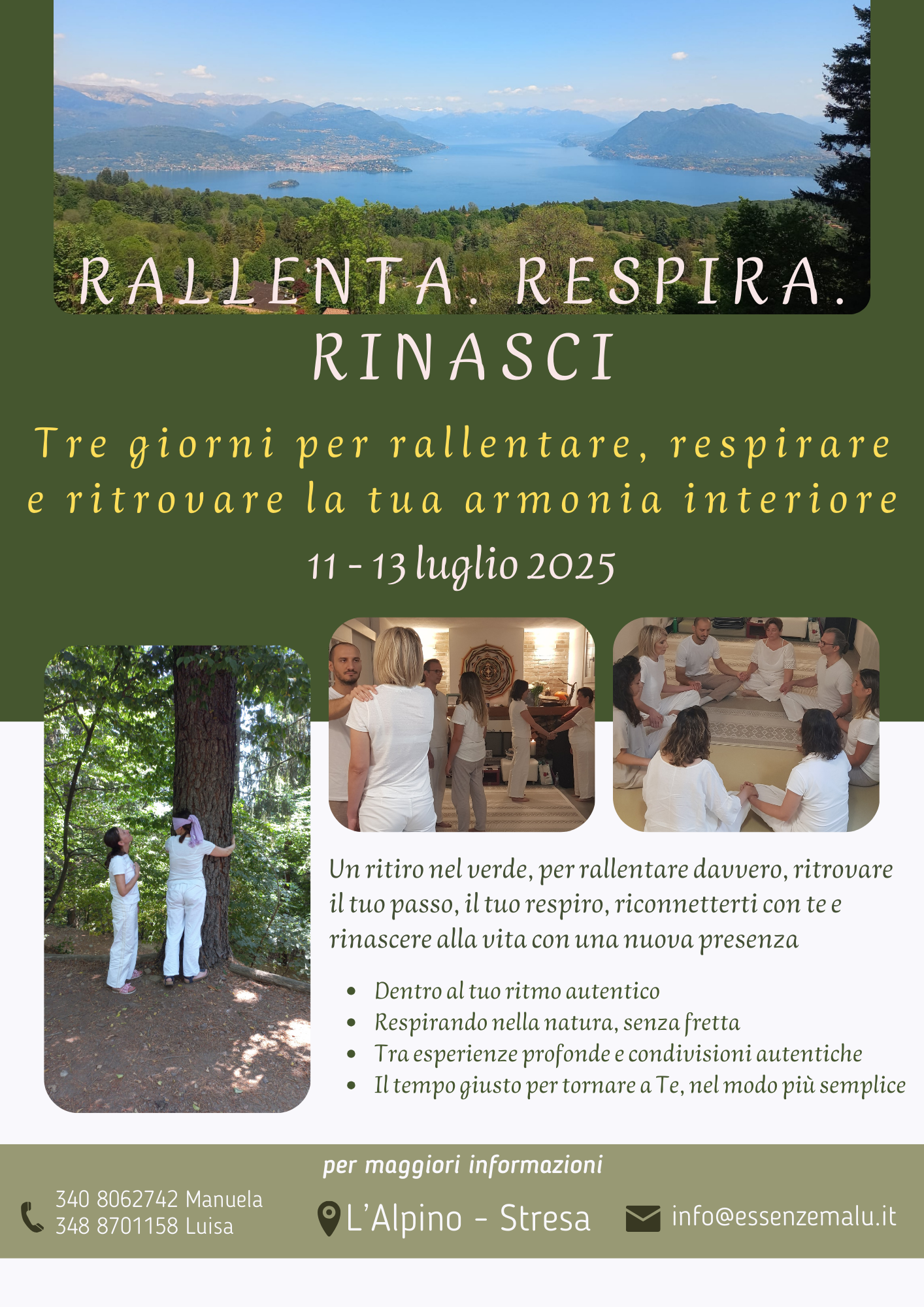RALLENTA, RESPIRA, RIPARTI Oriente Day Parco Tittoni Desio